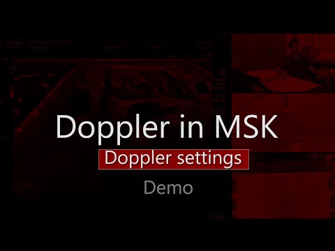 DOPPLER IN MSK ULTRASOUND (PART II) | Real Case Demo & Settings Adjustment