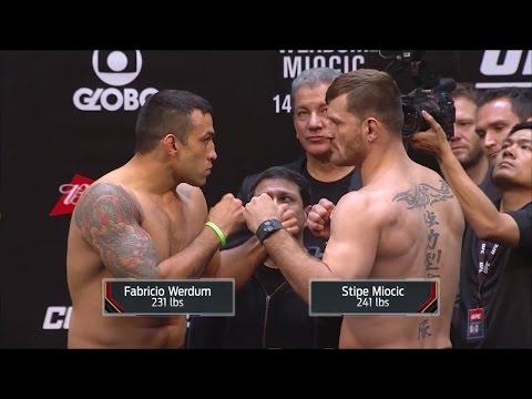 Fabricio Werdum vs. Stipe Miocic | Weigh-In | UFC 198