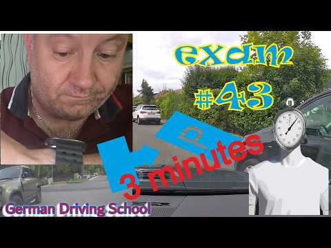 Driving Exam #43 With 3 Minutes Of Reverse Parking - German Driving School