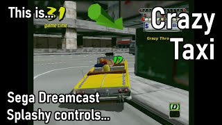 This is Crazy Taxi for the Sega Dreamcast