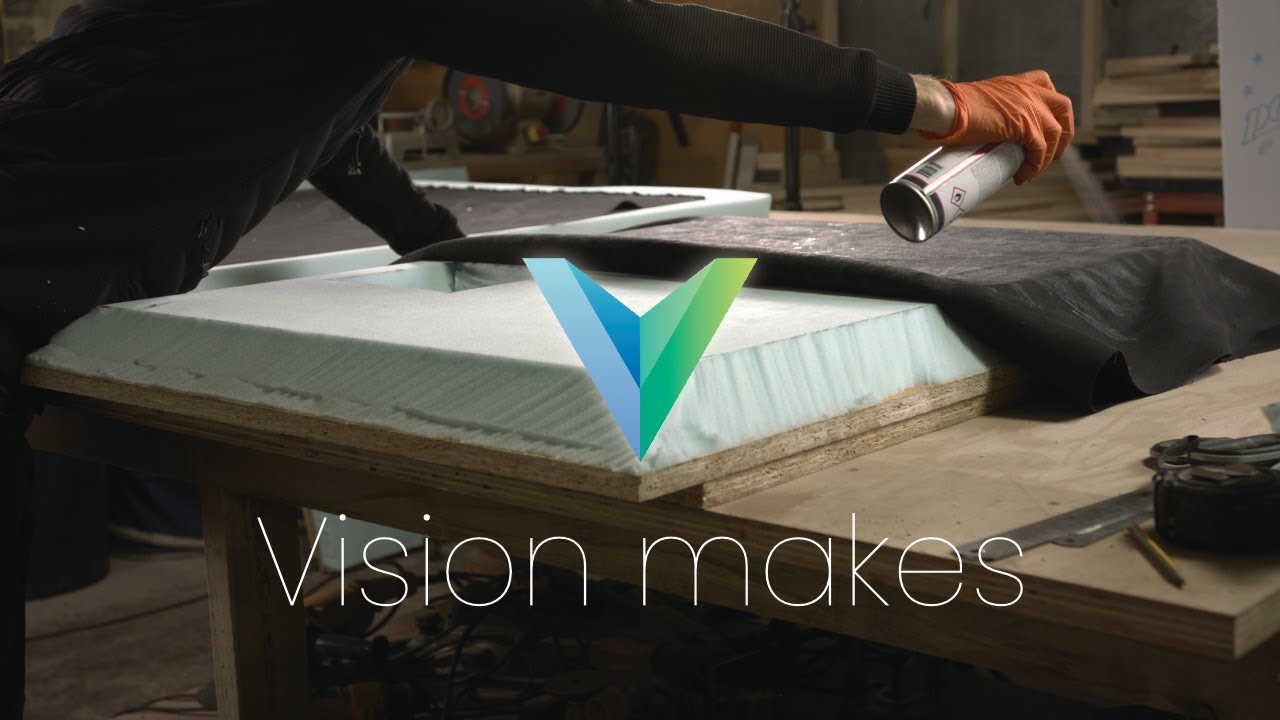 DIY quick and easy fabric foam wall panels for the home