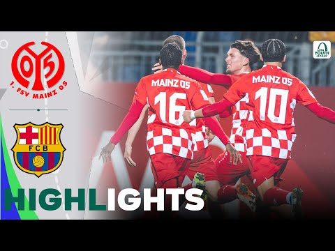 Barcelona vs Mainz 05 | Highlights & Penalty Shootout | UEFA Youth League Play-off 06-02-2024