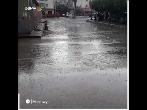 "أمطار رعدية" تضرب كفر الشيخ