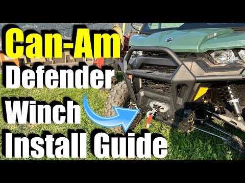 Can-Am Defender Winch Install Step-by-Step / How to Guide
