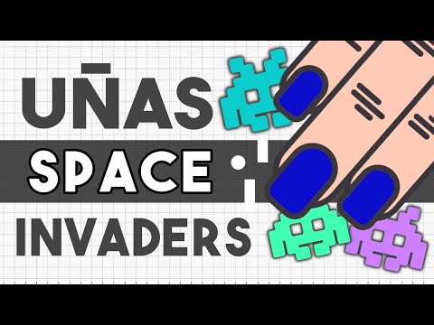 ¡Uñas de gamer! 👾 Manicura de SPACE INVADERS 👾