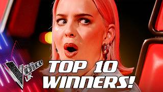Top 10 BEST The Voice UK WINNERS Blind Auditions