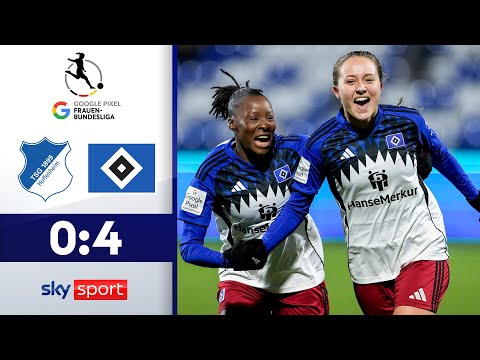 Überraschungssieg für den HSV! | TSG Hoffenheim - Hamburger SV | Highlights - Frauen-Bundesliga