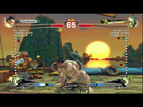 Big_Hawk97 (E.Honda) Vs dangkenny83 (Sagat) SSF4 AE Ranked Matches - PSN