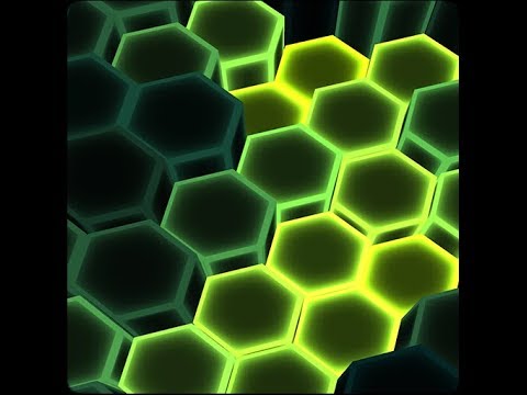 Honeycomb Cells Particles 3D L Video