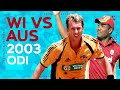 Brian Lara Hits 80 And Brett Lee Takes 3 Wickets Classic ODI West Indies V Australia 2003