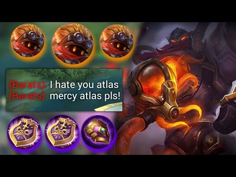 COUNTERING JUNGLE BARATS | ATLAS BEST BUILD MOBILE LEGENDS | MLBB