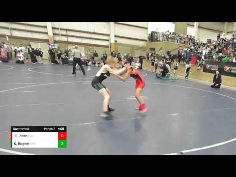 92 Lbs Quarterfinal - Selina Zhan, Canada Vs Kooper Bugner, Lewiston Wrestling Club C3ec