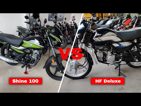 Honda Shine 100 VS Hero HF Deluxe 2025 Detailed Comparison