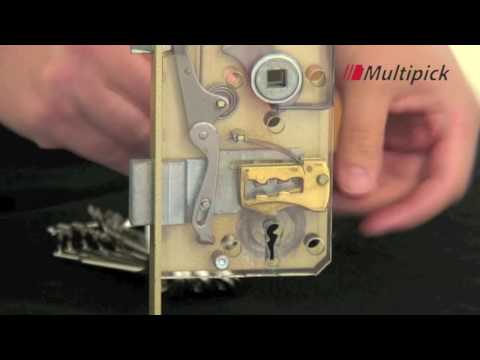 Chubbschloss Bartschloss mit Zuhaltungen öffnen Kurzanleitung von Multipick