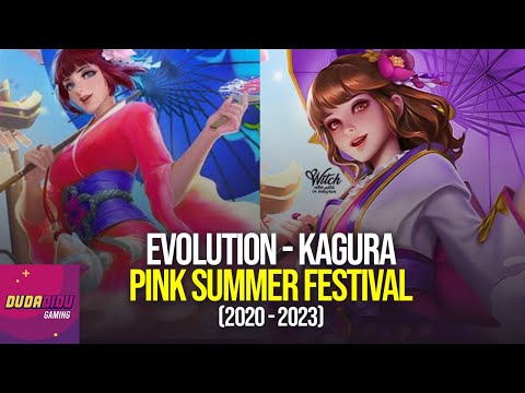 Evolution - Kagura - Pink Summer Festival (2020 - 2023) | Mobile Legends | Android Games