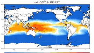 Sea Surface Temperature Animation November 1981 to June 2009