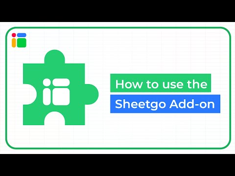 Part of a video titled How to use the Sheetgo add-on for Google Sheets [Tutorial] - YouTube