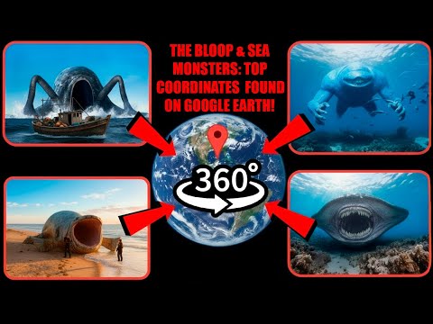 360° VR - The Bloop & Sea Monsters: Top Coordinates Found on Google Earth!