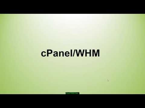Introduction to cPanel WHM - Part 1