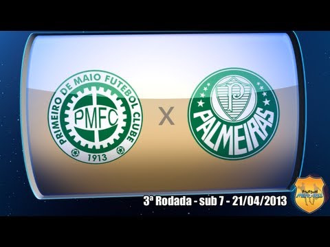 7-Primeiro de Maio FC 2x6 Palmeiras 3ª Rodada Metropolitano A2