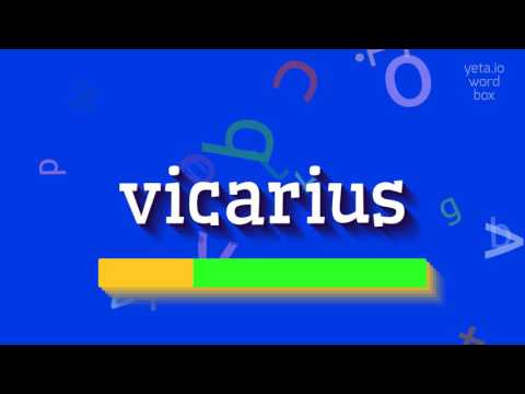 How to say "vicarius"! (High Quality Voices)