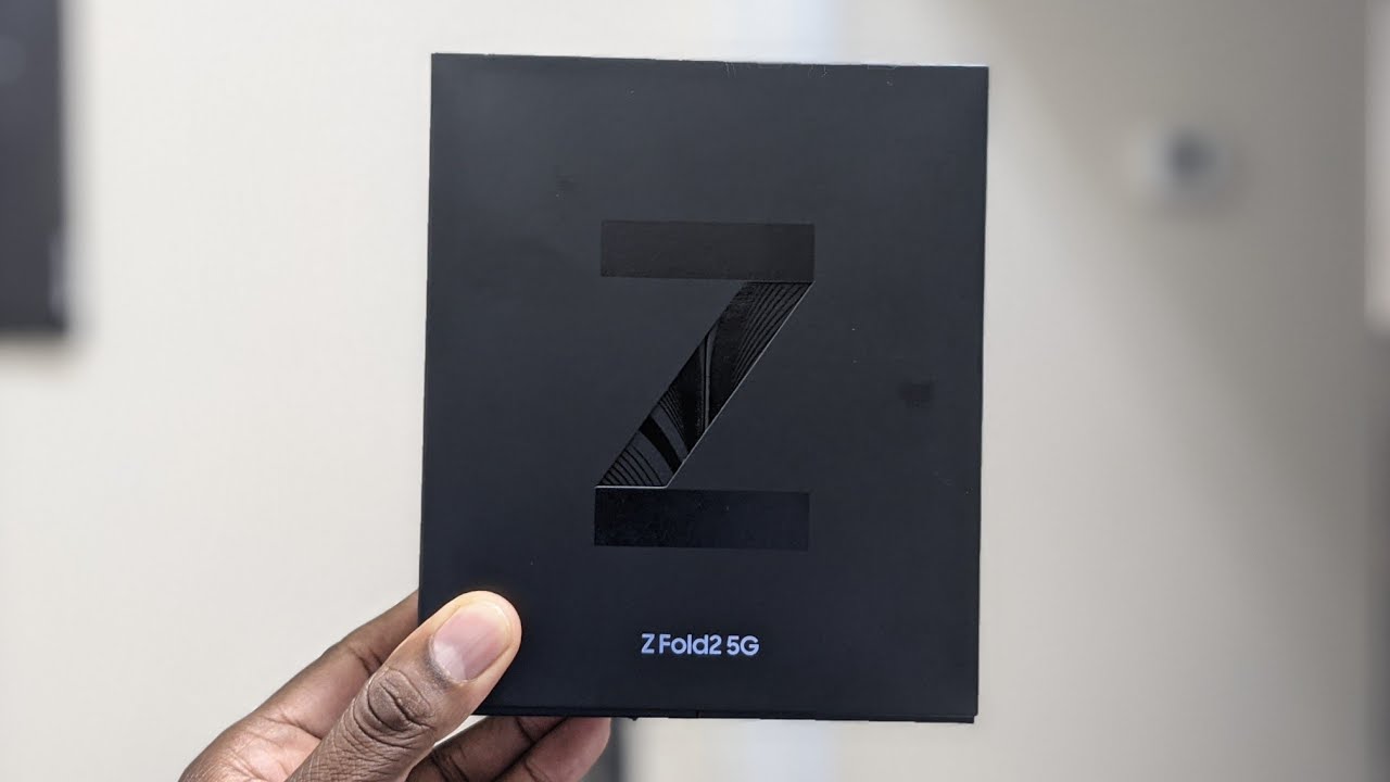 Samsung Galaxy Z Fold2 5G Unboxing & First Impressions Mystic Black #ZFold2