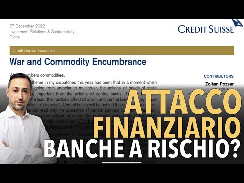 ATTACCO FINANZIARIO SENZA PRECEDENTI? LE BANCHE SAREBBERO A RISCHIO