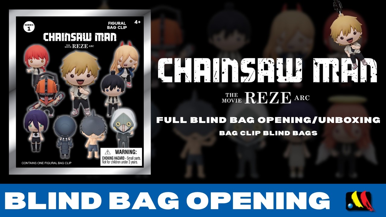 Chainsaw Man- The Movie: Reze Arc Bag Clip Blind Bags - Full Unboxing - Monogram International, Inc.