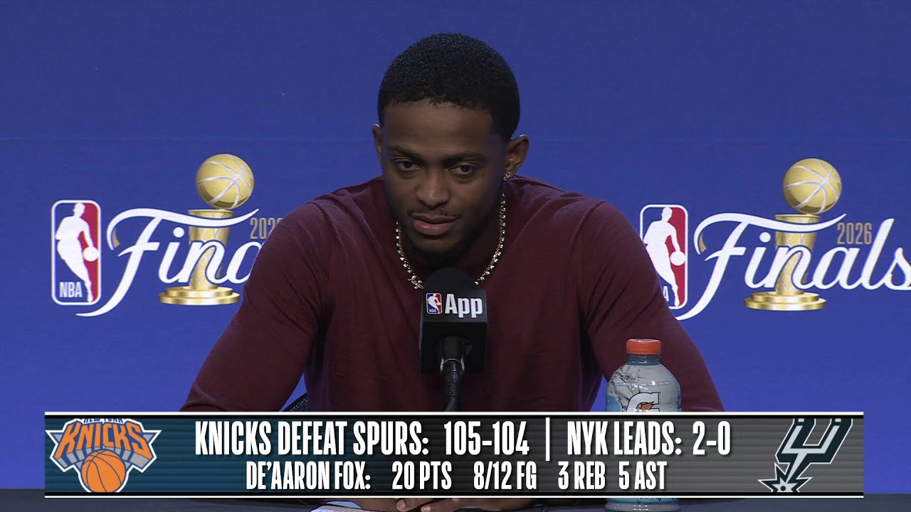 New York Knicks vs San Antonio Spurs | NBA Finals Game 2 Postgame Media Availability