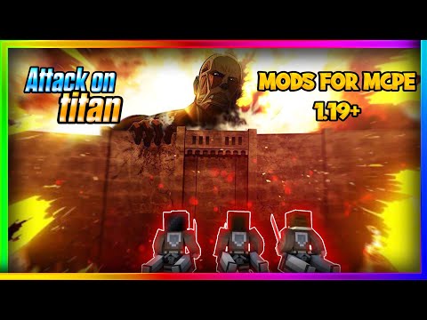 EPIC Attack on Titan Mods: MCPE 1.19+