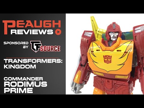 Video Review: Transformers War for Cybertron - Commander RODIMUS PRIME