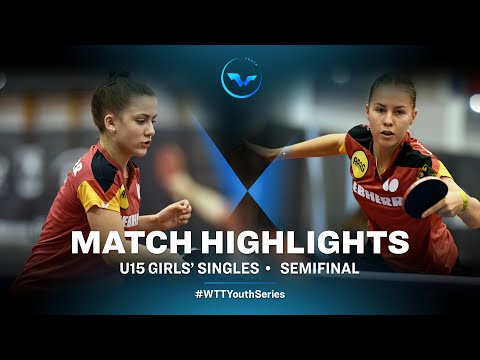 Mia Griesel vs Annett Kaufmann | WTT Youth Star Contender Wladyslawowo | U15 | GS | SF