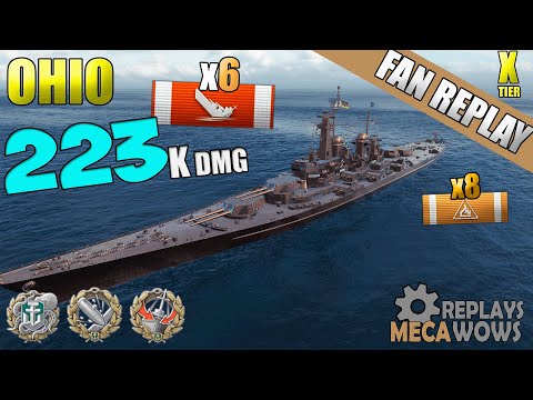 BattleShip Ohio Ranked Kraken Battle High Caliber | World of Warships