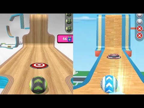 ROLLING BALL VS GOING BALL SAME LEVELS SPEED RUN ANDROID MOBILE GAMEP WALKTHROUGH IOS GAMEPLAY