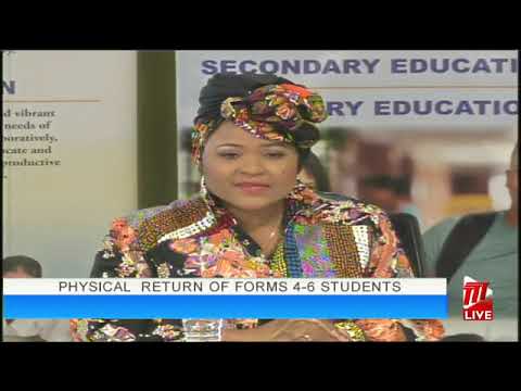 Ministry of Education's Media Conference On Return Of Forms 4-6 Students To Secondary Schools
