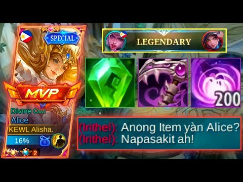 MOONTON THANK YOU FOR THIS NEW ALICE ONE SHOT BROKEN BUILD (PLS TRY!)-MLBB