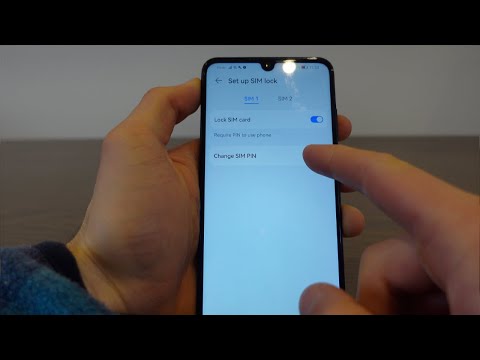 How To Change SIM PIN on Huawei P30 Lite