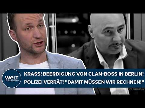 BERLIN: Krass! Beerdigung von Clan-Boss! 1.000 Gäste! Polizei verrät! "Damit müssen wir rechnen!"