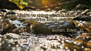 Misafire İkram | Hadis-i Şerif