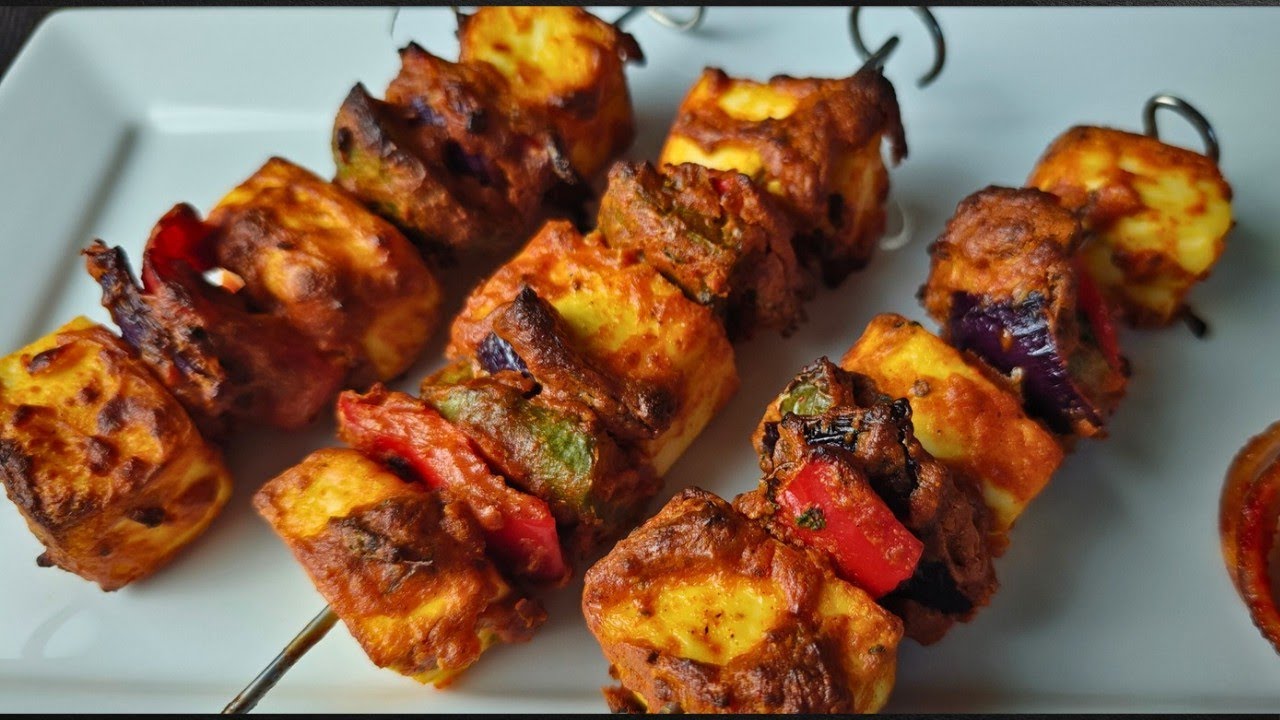 Best air fryer recipe Paneer Tikka for Veg Starters Idea #airfryerrecipes #ektaskitchen