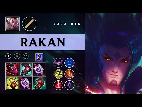 Rakan Mid vs Twisted Fate - EUW Master Patch 26.01