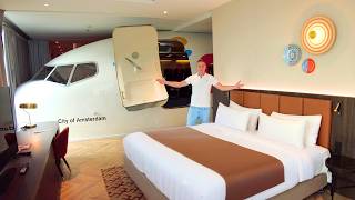 This is Amsterdam's WEIRDEST Hotel... And It's INCREDIBLE!