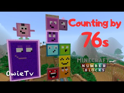 Counting by 76s Song Minecraft Numberblocks | Skip Counting Songs | Math Songs for Kids