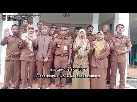Slogan Desa Anti Korupsi Desa Karangsembung