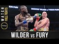 Wilder Vs Fury 1 FULL FIGHT PBC On Showtime December 1 2018