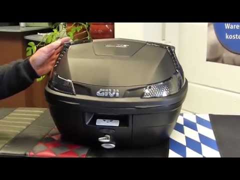 Givi B37 BLADE Monolock Topcase Schwarz mit Reflektor Erklärung Deutsch www.rwn-moto.de