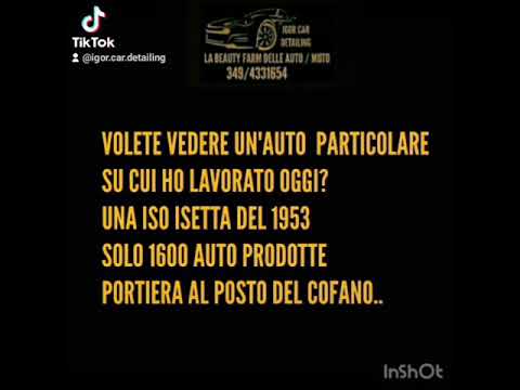 Thumbnail for DETAILING PULIZIA ACCURATA AUTO STORICA ISO ISETTA 1953 SOLO 1600 PRODOTTE  BY IGOR CAR DETAILING by Isetta