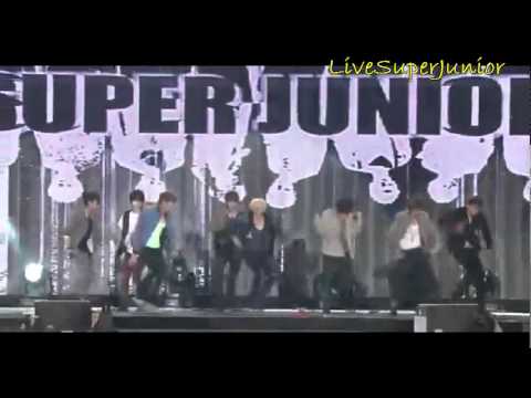 110826  Super Junior - Superman + Talk + Mr Simple @ Championship Daegu 2011