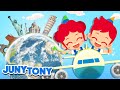 World Landmarks Famous Landmarks Pictures ️ Explore World Song For Kids JunyTony