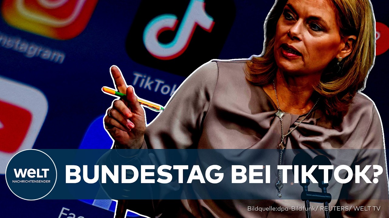 BUNDESTAG: Julia Klöckner kritisiert TikTok im Parlament – "Keine Influencer-Agentur“